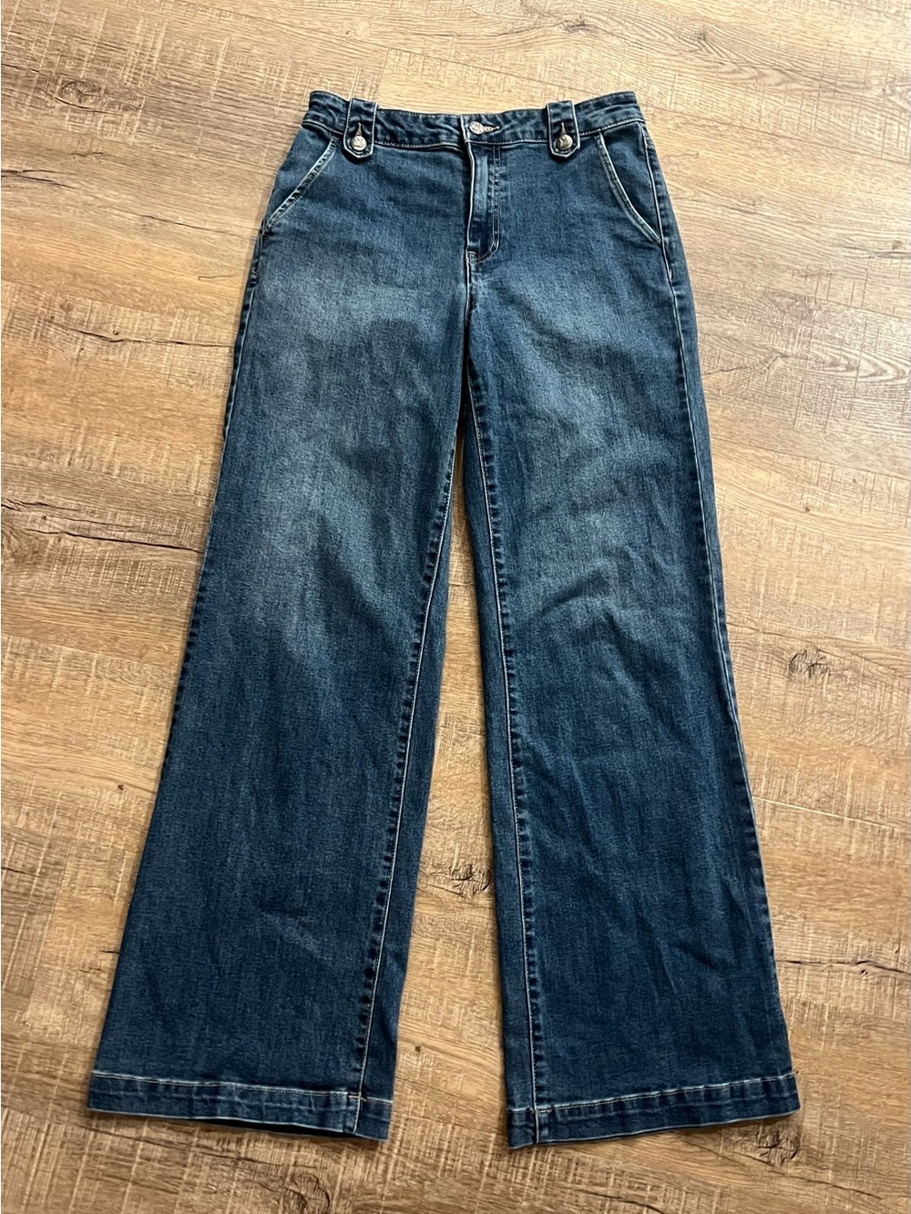 Blue revival   Wide-Leg Women’s 26 Jeans in Dark Blue